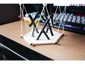 tensegrity table high strength 3d print model - Mito3D