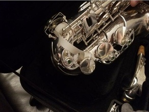 saxophone key wedges peppers moisture prop saxaphone 3d print model - Mito3D