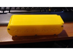 configurável caso bainha SD micro cartas 3d print model - Mito3D