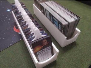 star wars upgrade cards holder legion - armada - x-wing 10 armada cards ffg legion star wars tabletop upgrade x-wing 3d print model - Mito3D