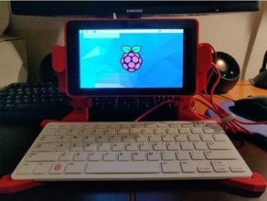 raspberry pi 4 laptop rpi tablet 3d print model - Mito3D