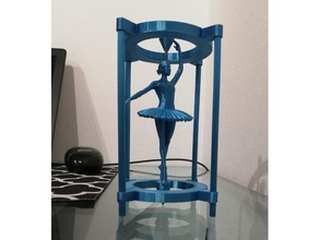 magnetisch Ballett Tänzer Immagina crea Gadget Magnetismus 3d print model - Mito3D