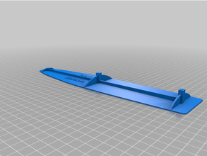 carrera draco kestrel glider bottomplate 3d print model - Mito3D