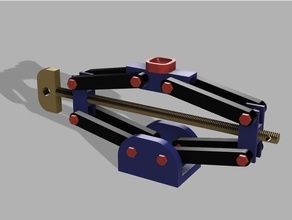 model scissor jack car toy 3d print model - Mito3D