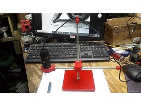 usb microscope stand 3d print model - Mito3D
