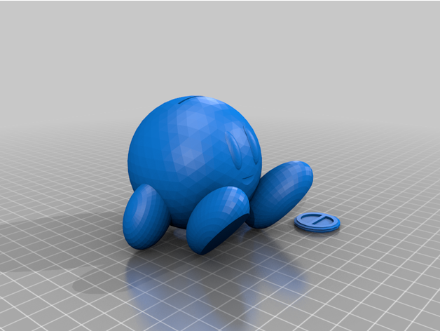 Kirby cofrinho 3D print model - Mito3D