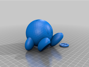 Kirby cofrinho 3d print model - Mito3D