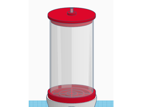 co2 purificador aquário proteína skimmer recipiente marinho recife sal água tanque 3d print model - Mito3D