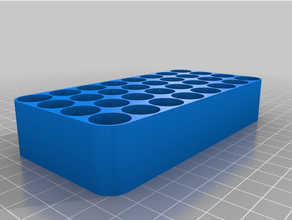 8x4 aa battery holder customized 3d print model - Mito3D
