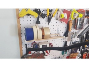 pegboard tapes holder 3d print model - Mito3D