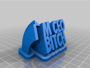 ping jay nameplate customized 3d print model - Mito3D