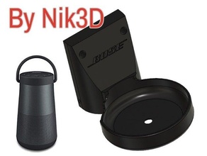 wall mounting bracket bose soundlink revolve altoparlante bluetooth speaker stand mount 3d print model - Mito3D