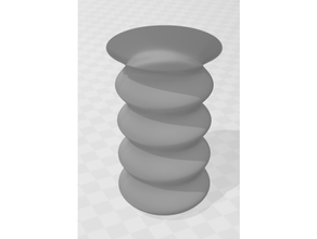 wide vase 3d print model - Mito3D
