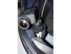 moto casco telecamera supporto 3d print model - Mito3D