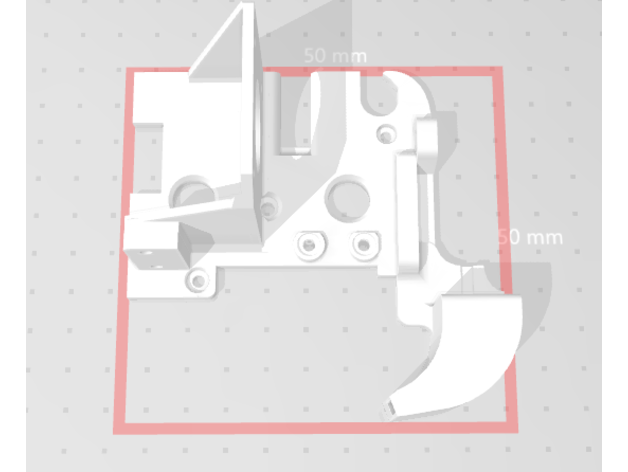 ender 3 cr-10 tevo tornado e3d v6 titan fixed limit switch contact cable holder bltouch height hotend mount 3D print model - Mito3D