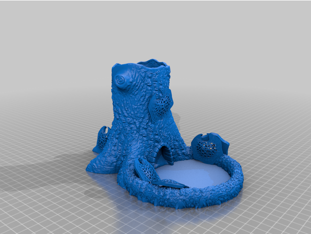 şarkı sözü Bonzai zar kule kortikal yığınlar değişmiş karbon 3D print model - Mito3D