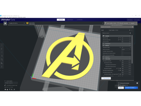 avengers logo marvel comics studios 3d print model - Mito3D