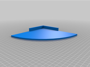balda corner shelf 3d print model - Mito3D