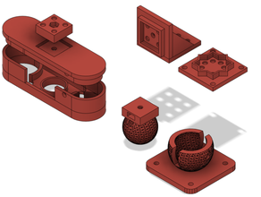 raspberry pi ir camera case + magnetic mount magnet 3d print model - Mito3D