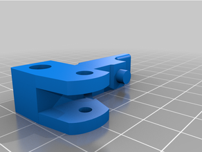 cr10 extruder arm double shear 3d print model - Mito3D
