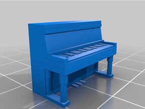 mini piano 3d print model - Mito3D
