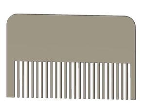 wallet comb 3d print model - Mito3D