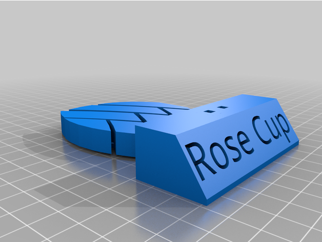 Rose tasse trophée Pokémon silpharena silphleague silphroad silph arène ligue route 3D print model - Mito3D