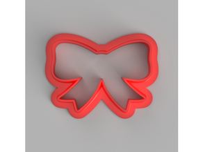 bow cookie cutter sj3d 3d print model - Mito3D
