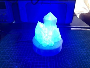cristal luminária 12v 3d print model - Mito3D