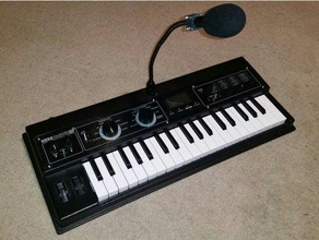 microkorg xl microphone repair clamp audio gooseneck korg music synthesizer 3d print model - Mito3D