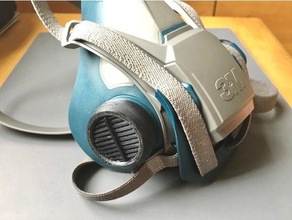 3m Maske Respirator Luft Aufnahme Filter Adapter chirurgisch 3d print model - Mito3D