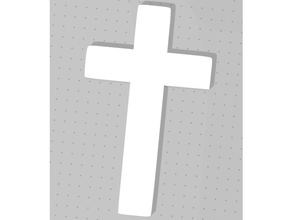 simples crucifixo 3d print model - Mito3D