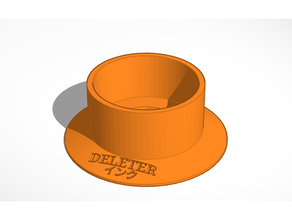 deleter 30ml inchiostro titolare supporto 3d print model - Mito3D