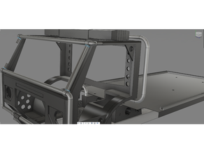 6mm Überrollkäfig Universal Teile rc Wagen Rahmen Zubehör Autos wpl 3d print model - Mito3D