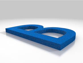 letter 3d print model - Mito3D