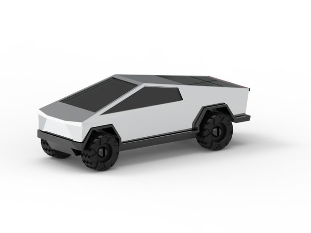 cybertruck tesla 3D print model - Mito3D