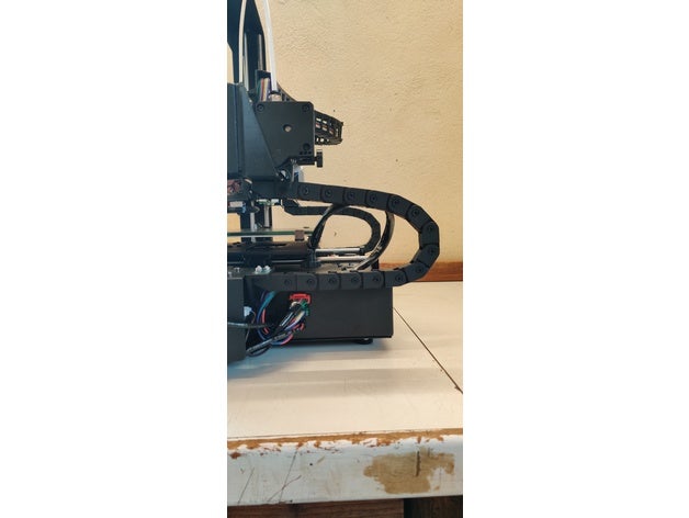 anycubic i3 mega s cable cadena monta 3D print model - Mito3D