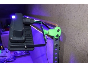 guidato proiettore 2 gratuito asse montare profilo scaffali 3d stampante Fai luce rotante In piedi 3d print model - Mito3D