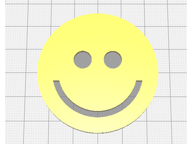 smiley viso 3D print model - Mito3D