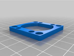 magnetic fan holder anet a8 cooling created freecad 3d print model - Mito3D