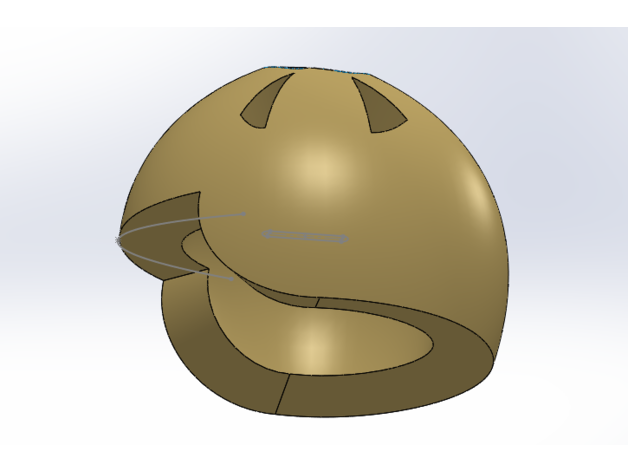 kask 3D print model - Mito3D