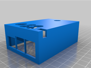 nanosound dac 2 basic case amp support 3d printing nanomesher raspberry pi 3d print model - Mito3D