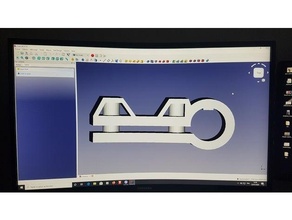attaché poignet espagnolette volet 3d print model - Mito3D