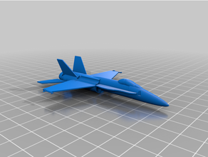 jet 3d print model - Mito3D