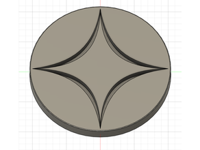 desperdício mana símbolo moeda Magia recolhimento 3d print model - Mito3D