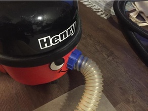 numatic henry adapter 50mm hose vacuum 3d print model - Mito3D