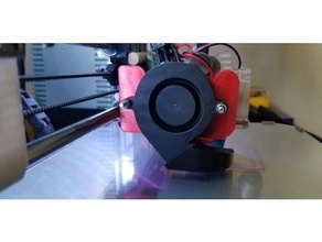 e3d titan aero 5015 fan mount folgertech kossel prusa i3 3d print model - Mito3D