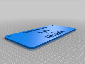 canadian combatant sign customized 3d print model - Mito3D