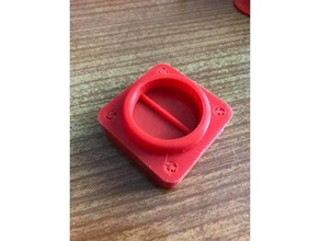 f3p circular check valve rev1 fully printable flap 3d printed 3d print model - Mito3D