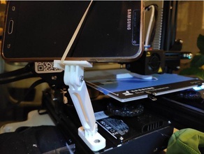 v yuvası telefon Kulp destek 2020 ekstrüzyon kamera Creality ender 3 freecad ipcam ahtapot izi yeniden düzenleme ayakta durmak vslot binmek 3d print model - Mito3D